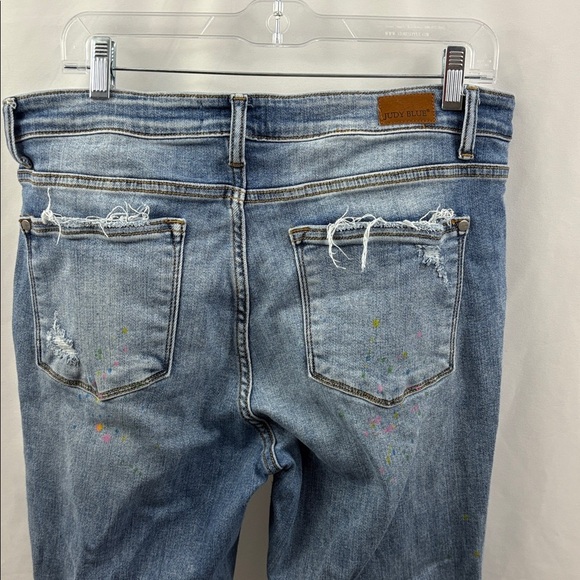 Lot Of 2 Judy Blue Jeans 15/32 Boyfriend Fit Skinny Fit Womens Denim - Picture 10 of 15